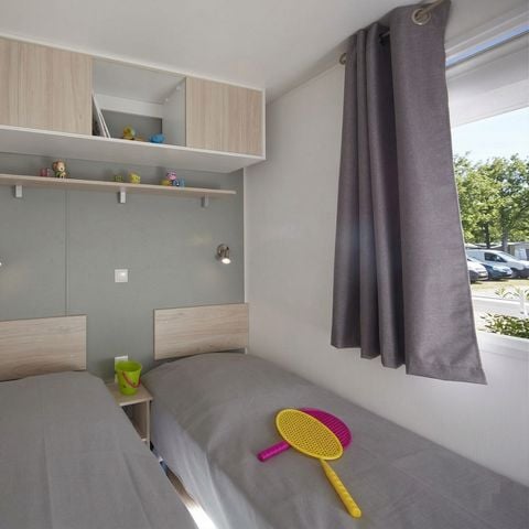 Stacaravan 6 personen - LEISURE - 3 slaapkamers - TV