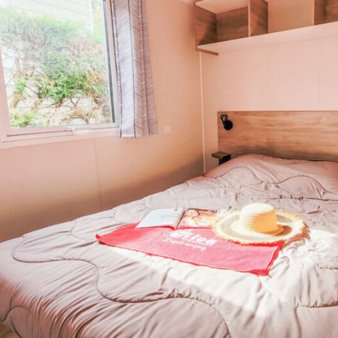 Stacaravan 5 personen - Évasion+ voor - 2 slaapkamers - 23 m²
