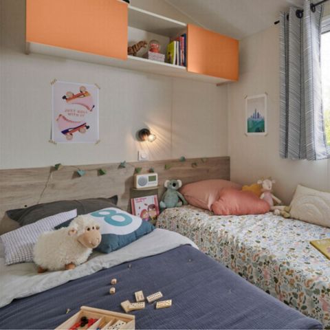 Stacaravan 6 personen - Evasion+ voor - 2 slaapkamers - 28 m²