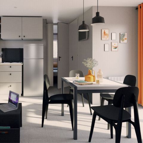 Mobilheim 8 personen - „Confort+“ für - 4 Schlafzimmer - 2 Badezimmer - 40 m²