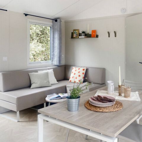 Stacaravan 7 personen - Évasion+ voor - 2 slaapkamers - 30 m²