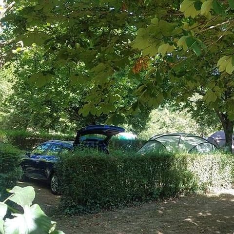 Stellplatz - Forfait Confort (1 Zelt, Wohnwagen oder Wohnmobil / 1 Auto / Strom)