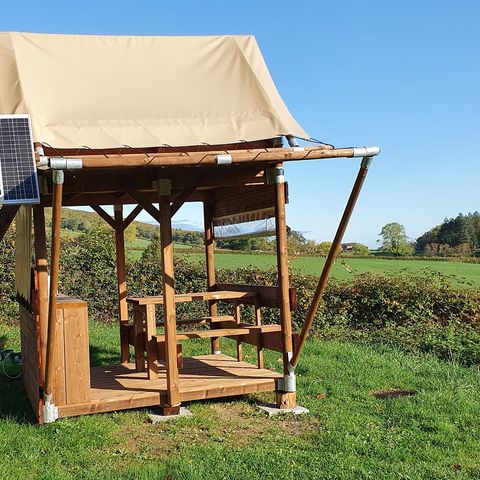TENDA IN TELA E LEGNO 2 persone - Tenda da bivacco standard - 5m² - Francia