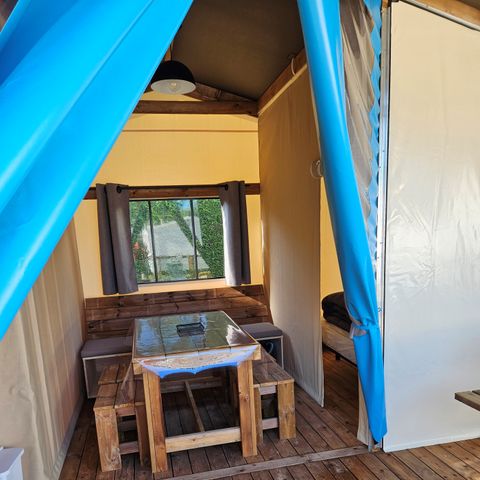 Bungalow 5 Personen - Bungalow Leinwand und Holz