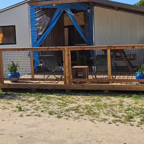 BUNGALOW 5 persone - Bungalow in tela e legno