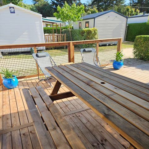 Bungalow 5 Personen - Bungalow Leinwand und Holz