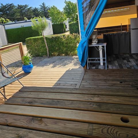 Bungalow 5 Personen - Bungalow Leinwand und Holz