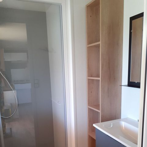 Stacaravan 6 personen - M.HOME LUXE SPA 3BED 33M2