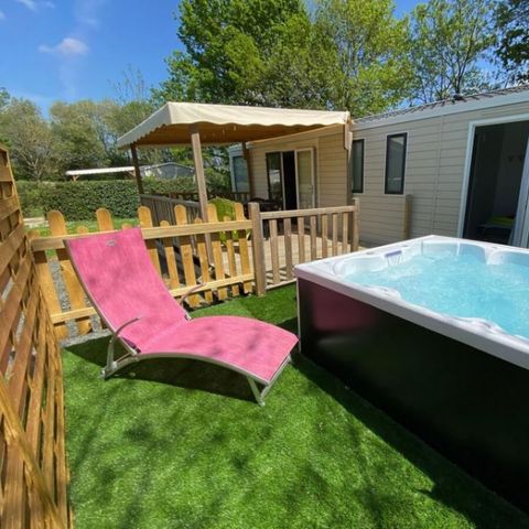 MOBILHOME 6 personnes - M.HOME LUXE SPA 2CH 40M2