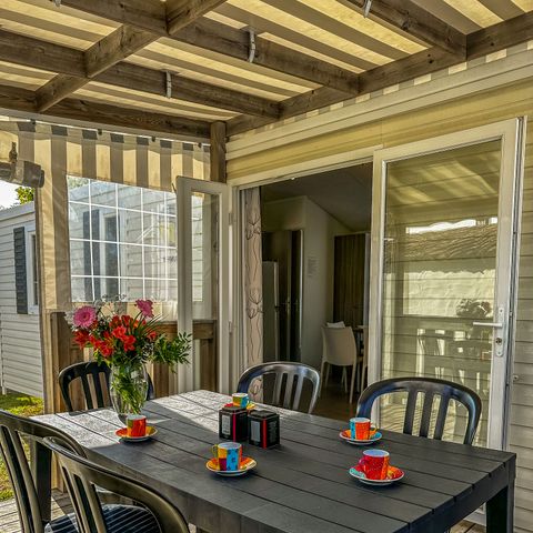 CASA MOBILE 6 persone - Casa mobile delle Bermuda con 3 camere da letto e terrazza