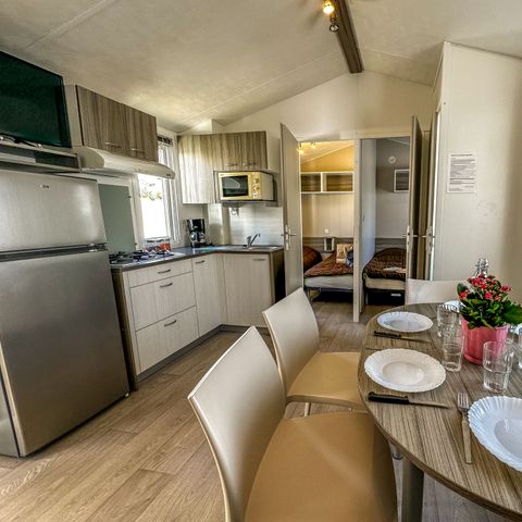 Stacaravan 6 personen - Bermuda stacaravan met 3 slaapkamers en terras