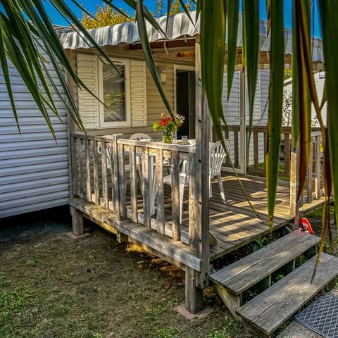 Stacaravan 4 personen - Ibiza 2 slaapkamers met terras