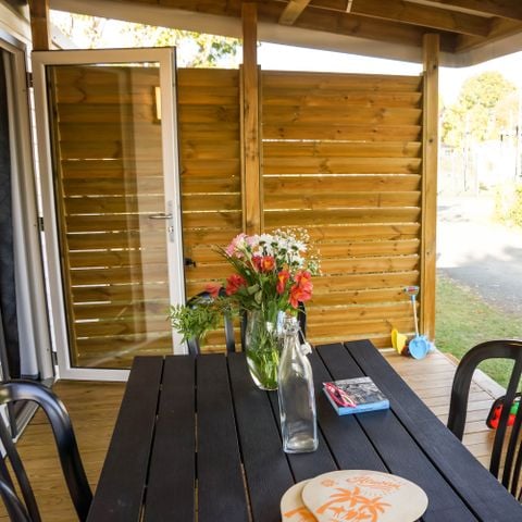 MOBILHOME 4 personnes -  Modulo 2 chambres avec terrasse