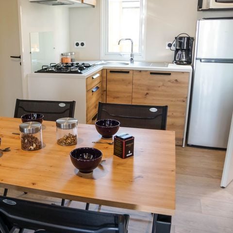 Stacaravan 4 personen - Modulo 2 slaapkamers met terras