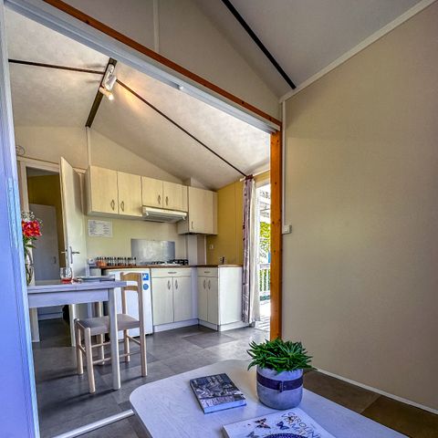 Mobilheim 2 personen - Mobilheim „Bikini“ mit 1 Schlafzimmer und Terrasse für 1–2 Personen