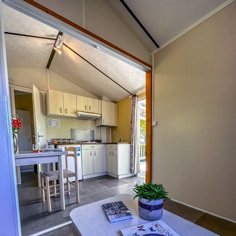 Stacaravan 2 personen - Bikini met 1 slaapkamer en terras