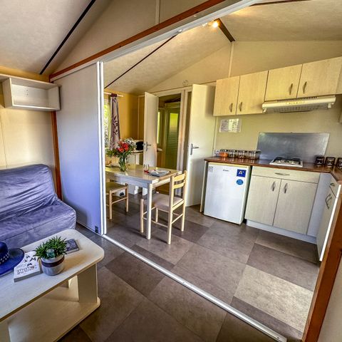 Mobilheim 2 personen - Mobilheim „Bikini“ mit 1 Schlafzimmer und Terrasse für 1–2 Personen