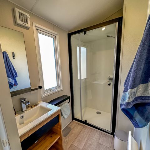 Mobilheim 5 personen - Mobilheim „Toscane“ mit 2 Schlafzimmern und Terrasse für 1–5 Personen