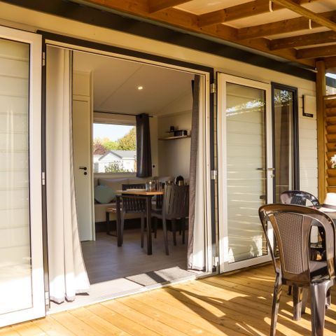 BUNGALOW 4 personnes - Mobile home BAHIA 2 chambres avec terrasse