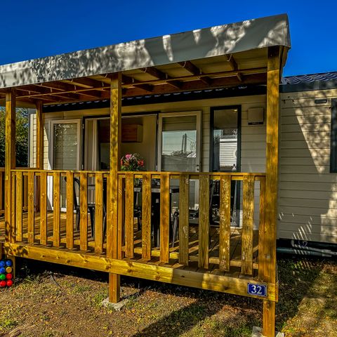 Stacaravan 4 personen - BAHIA 2 slaapkamers met terras