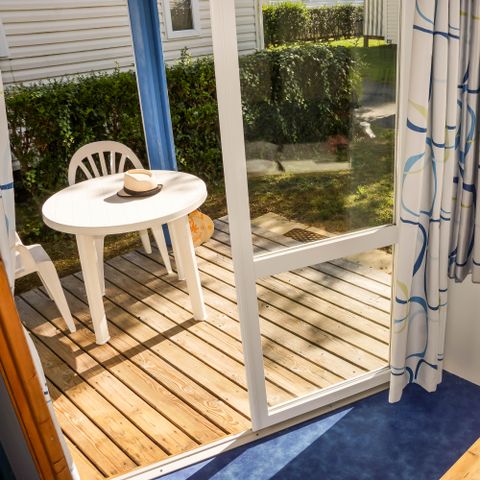 Chalet 2 personen - Chalet Evasion met 1 slaapkamer en een ingebouwd terras voor 1 à 2 personen