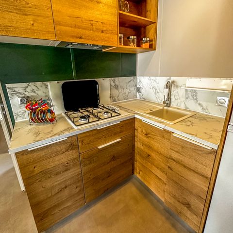 Mobilheim 4 personen - Mobilheim O HARA 804, 2 Schlafzimmer, mit Terrasse, für 1–4 Personen