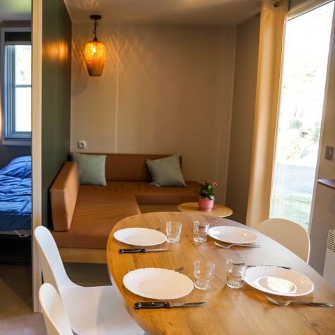 Mobilheim 4 personen - Mobilheim O HARA 804, 2 Schlafzimmer, mit Terrasse, für 1–4 Personen