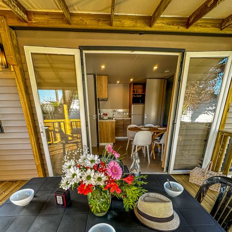 Mobilheim 4 personen - Mobilheim O HARA 804, 2 Schlafzimmer, mit Terrasse, für 1–4 Personen