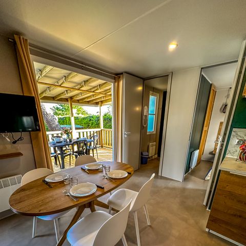 Mobilheim 4 personen - Mobilheim O HARA 804, 2 Schlafzimmer, mit Terrasse, für 1–4 Personen