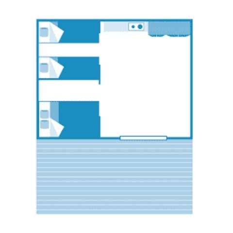 TENTE TOILE ET BOIS 6 personnes - Tente 5p 2ch **