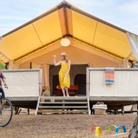 Canvas and wooden tent 4 persons - Lodge 4p 2ch ***