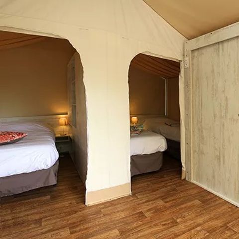 Tente en toile et en bois 4 personnes - Lodge Maasai (MA4)