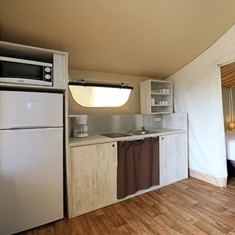 Tente en toile et en bois 4 personnes - Lodge Maasai (MA4)