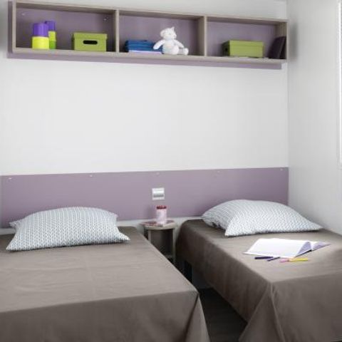 Stacaravan 4 personen - MOBILHOME HUUR 23M² (2 slaapkamers) ECO 4 personen 4 personen