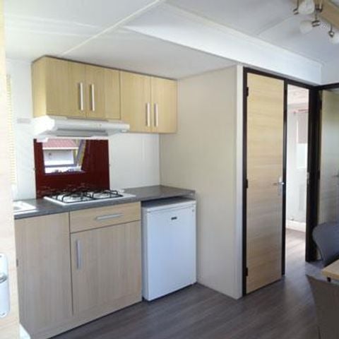 MOBILHOME 6 personnes - LOCATION MOBILHOME TI 32m² avec terrasse semi-couverte (3 chambres) ECO 6 pers