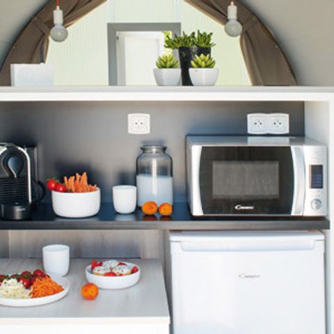 UNIEKE ACCOMMODATIE 2 personen - Coco Sweet 1 kamer zonder sanitair (sanitair camping delen) 2 pers