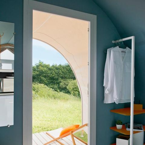 Accommodatie 2 personen - Coco Sweet 1 kamer zonder sanitair (sanitair camping delen) 2 pers