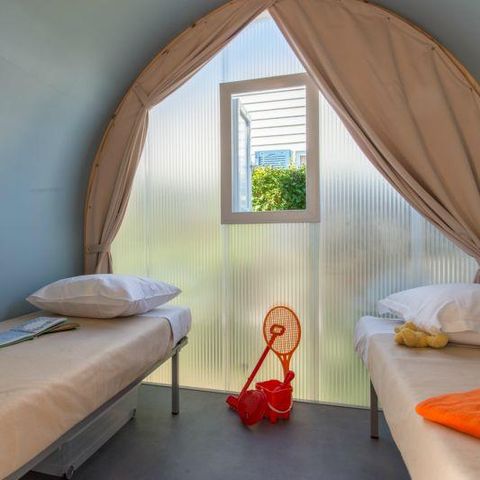 Accommodatie 4 personen - COCO SWEET 16M² (2 slaapkamers) ZONDER badkamer 4 pers
