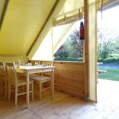 TENTE 5 personnes - LOCATION TENTE LODGE 20m² (2 chambres) 4/5 pers