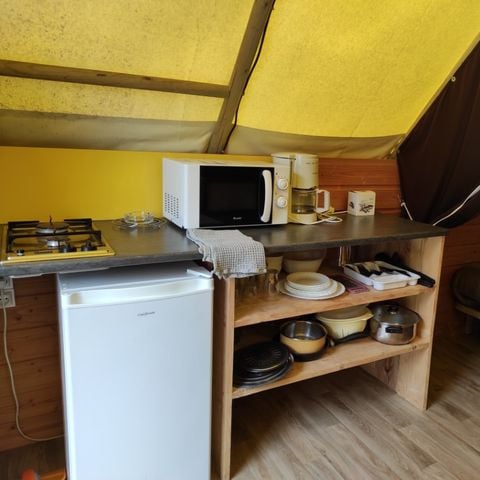 Tente 4/5 personnes - LOCATION - LODGE 20m² - 2 chambres