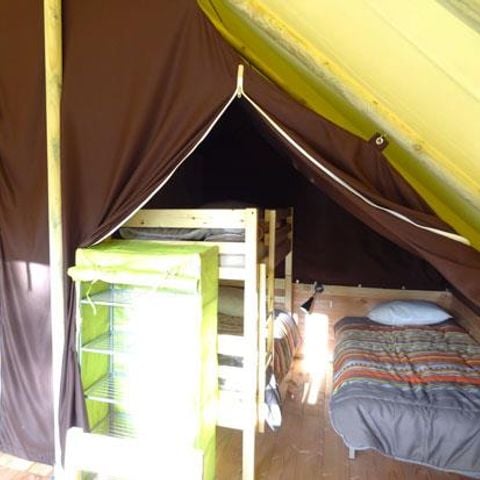 Tent 5 personen - HUUR TENTE LODGE 20m² (2 kamers) 4/5 pers