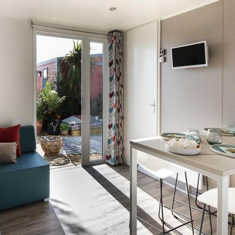 BUNGALOW 6 personnes - Mobilhome 4/6 personnes 2 chambres 2 SDB PREMIUM TV CLIMATISATION LAVE VAISSELLE 6 pers
