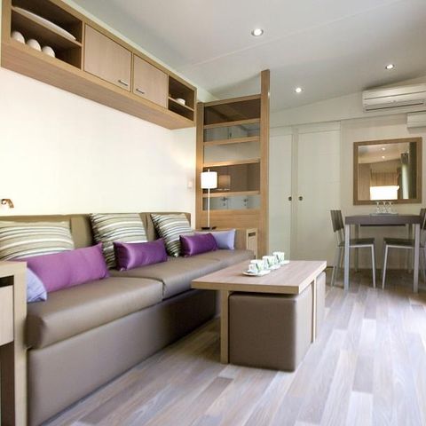 Mobile home 8 persons - MOBILE HOME RENTAL 40M² (3 bedrooms - 2 bathrooms) PREMIUM TV AIR CONDITIONING DISHWASHER 6/8 pers