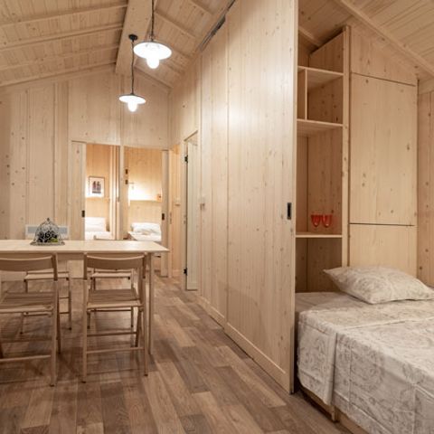 Chalet 7 Personen - CABANE LODGE PREMIUM BORA BORA 3 CH 7 PERS KLIMA TV WASCHMASCHINE 7 Pers.