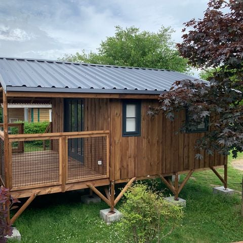Chalet 7 personnes - CABANE - LODGE - PREMIUM - BORA - 3 chambres - CLIM - TV - LAVE - VAISSELLE
