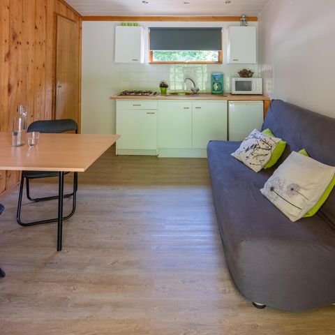 CHALET 4 people - NOISETIER - additional persons possible at extra cost, contact the campsite