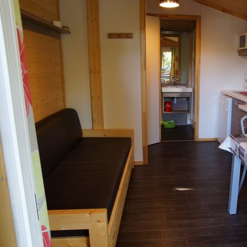 CHALET 4 people - Chalet Bouleau - 2 bedrooms - additional persons possible at extra cost, contact the campsite