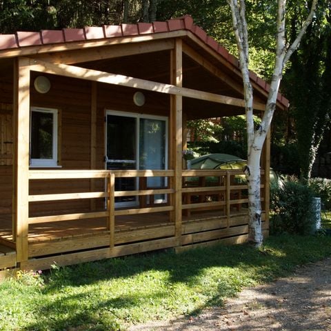 CHALET 4 personnes - Chalet Bouleau - 2 chambres - personnes supplémentaires possible en supplément, contacter le camping