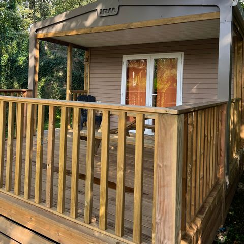 CASA MOBILE 4 persone - Casa mobile Tilleul - possibilità di aggiungere altre persone a pagamento, contattare il campeggio