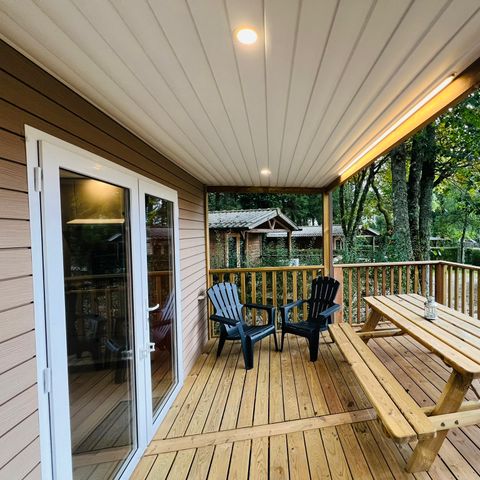 MOBILE HOME 4 people - Mobile home Tilleul - extra people possible at extra cost, contact the campsite